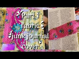 #howto #junkjournal cover box paper & fabric LIVE REPLAY part 1