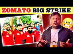 🥵Zomato में हुई Strike | Zomato Delivery Boy Job | Zomato New Update | Zomato Strike ​⁠@akashgaur