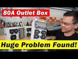 80A Outlet Box: Huge Problem Found! Bad Wiring 😬