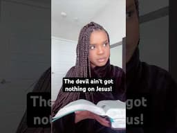 The devil ain’t got nothing on Jesus! 🗣️🙏🏾 #jesus #jesuschrist #christian #faith