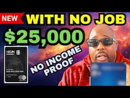 These $25,000 Credit Cards Instantly Approve Anyone Even with NO INCOME PROOF NO JOB