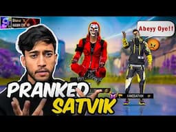 Badge99 did Prank with Satvik 😂