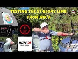 Nik'a S7 Glory Recurve Limbs Shooting Review | Half Portsmouth Test for Performance & Accuracy