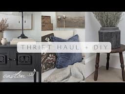 Thrift and DIY with Me! / Shop & Haul / Designer Inspired Thrift Shop Decorating on a Budget!