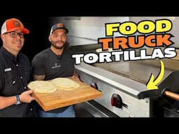 Let's Visit a BBQ Food Truck to Make Homemade Beef Fat Tortillas with a Master