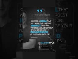 Don't Focus on Your Trading PnL #trading #daytrading