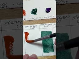 Swatch and Play with the new Daniel Smith Watercolors for 2025! #danielsmithwatercolor #watercolor