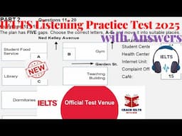 IELTS Listening Actual Test 2025 with Answers | 16.04.2025