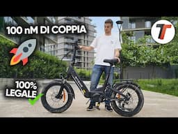 CHE MOTORE e che comodità! UNA BICI PAZZESCA la Engwe L20 3.0 Pro