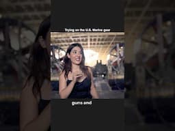YouTuber tries on the U.S. Marine gear | Thanks to @USEmbassyNewDelhi