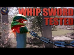 Testing my new WHIP SWORD