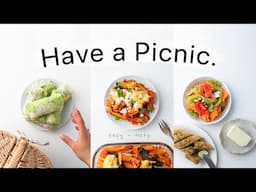 What to bring to a Picnic. (easy, vegan & not boring)