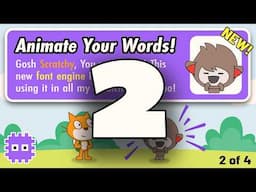 Animate Your Words #2 - Word Wrapping | Scratch Tutorial