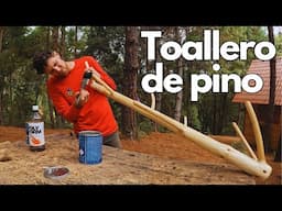 Gringo con toallero de pino