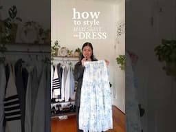 HOW TO STYLE A MAXI SKIRT INTO A DRESS 101