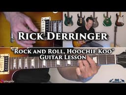 Rick Derringer - Rock and Roll, Hoochie Koo Guitar Lesson