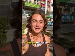 American’s First Day in Kuala Lumpur Malaysia 🇲🇾