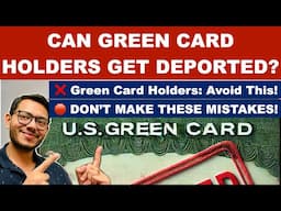 Green Card ≠ Permanent? These Mistakes Can Get You Kicked Out! #greencard #deportation