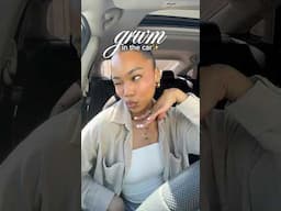 grwm in the car🙂‍↔️💕🚙#makeup #makeuptutorial #viralmakeup #grwm #makeupinspo #cleanmakeup