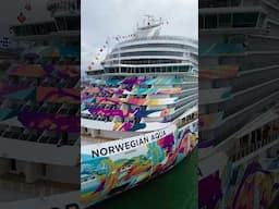 Norwegian Aqua has ARRIVED ⚓️💦🌊 #norwegianaqua