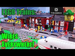 LEGO Trains - Automation Wires Everywhere! - TrixBrix 🚆🚦⚡🏹