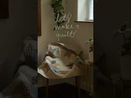sewing a tiny quilt | beginner sewing project #handmadegift #diy #quilting #sewing