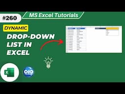 How to Create Dynamic Drop Down List Using Named Ranges in Excel