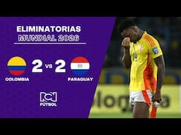 Resumen: Colombia (2) vs. Paraguay (2) | Eliminatorias 2026