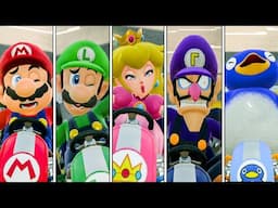Mario Kart World: All Characters Burnout & Rocket Boost Animations