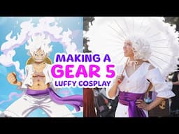 Turning a Men's Shirt into GEAR 5 Luffy Cosplay