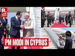 PM Modi LIVE: PM Modi Welcomed By Indian Diaspora In Cyprus | India | State Visit