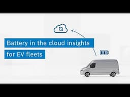 Battery in the cloud insights for EV fleets (via the Geotab Marketplace)