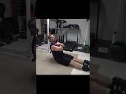 Undertaker Sit-Ups for core and hips flexor training