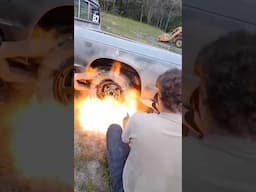 How to clinch in a pinch! #s10 #slicks #chevy #redneck #hillbilly #funny #joke #sendit #truck #fire