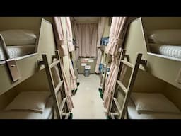 【航路廃止】まもなく引退する日本最古の寝台夜行フェリーに乗船｜松山小倉フェリー二等寝台カプセルルーム 4K