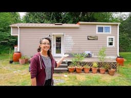 She downsized into a Tiny House & it's adorable inside & out!