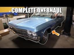 Convertible 65 Impala BAGGED LS SWAP Build Part 1