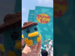 Crochet Perry the Platypus Keychain Charm | Phineas and Ferb