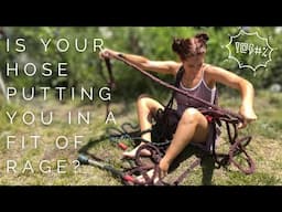 I no longer struggle with hoses! See how. #vegowateringproducts #vegogarden #vegohosereel