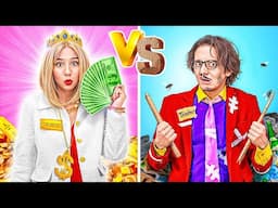 RICH VS POOR TEACHER || School Funny Situations by 123 GO!