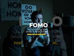 FOMO. El miedo a perderse algo... Te puede estar afectando tu día a día.