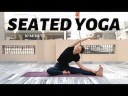 10 min Seated Yoga Stretch | Stretch & Unwind | Yoga without mat