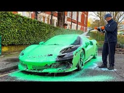 How Professionals Deep Clean a Ferrari