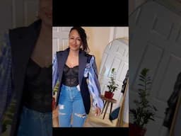 From Ties to Timeless: A Blazer Upcycle You’ll Want to Try #thriftflip #sustainablestyle #upcycled