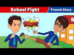 French Story – School Fight | French Conversation for Beginners | CCube Academy