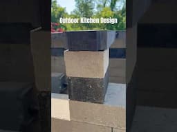 Outdoor Kitchen in Town and Country. LOOK AT THAT COUNTERTOP! #landscapedesign #backyarddesign