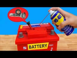 Old battery to new battery in just 1 minute! The best way to restore battery
