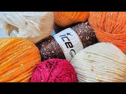 ✨ Unbelievable Sparkle Yarn & More! 🎉 Epic New Ice Yarns Unboxing You Can't Miss! 🧶