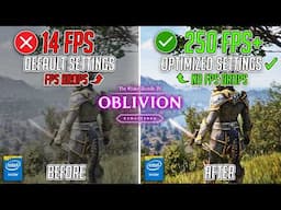 The Elder Scrolls IV: Oblivion Remastered - Best PC Settings to BOOST FPS & Visibility 📈