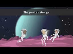 The Pink Planet - A Space Adventure Story in Easy English